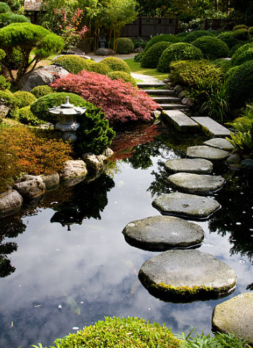pas japonais ambiance zen